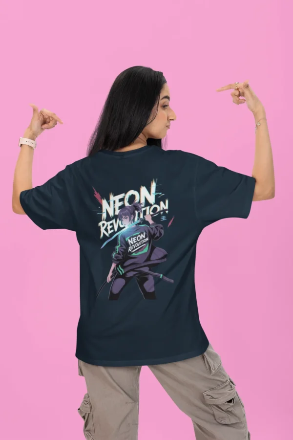 Neon Revolution Oversized T-Shirt